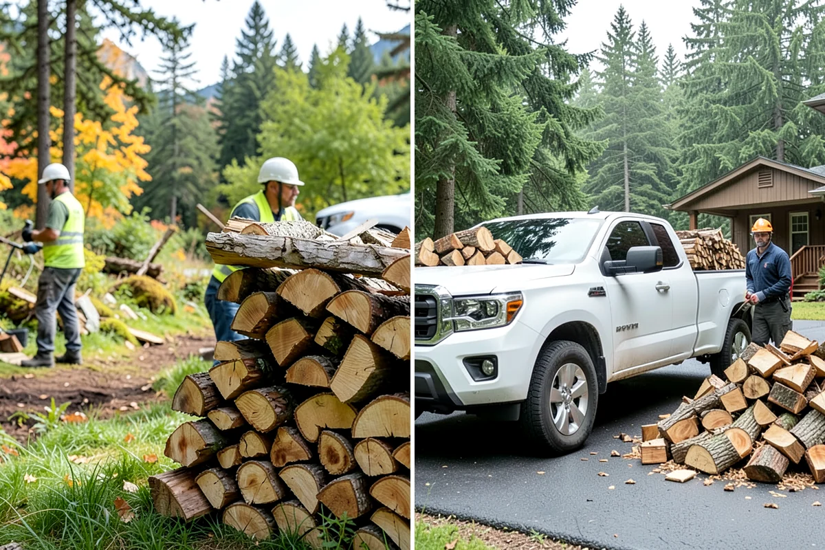 Outdoor Stacking in Seattle, King County, WA - Deliver the ordered volume to your chosen spot