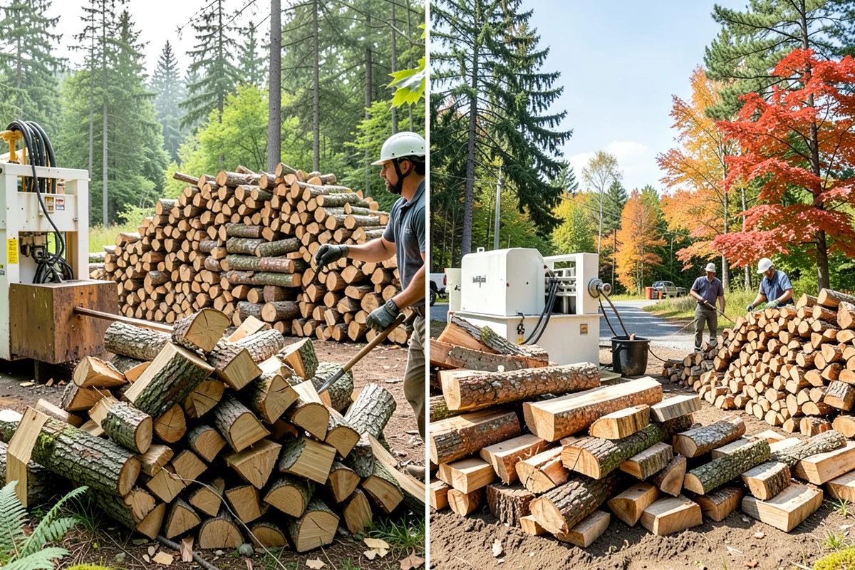 Outdoor Stacking in Shoreline, King County, WA - Deliver the ordered volume to your chosen spot