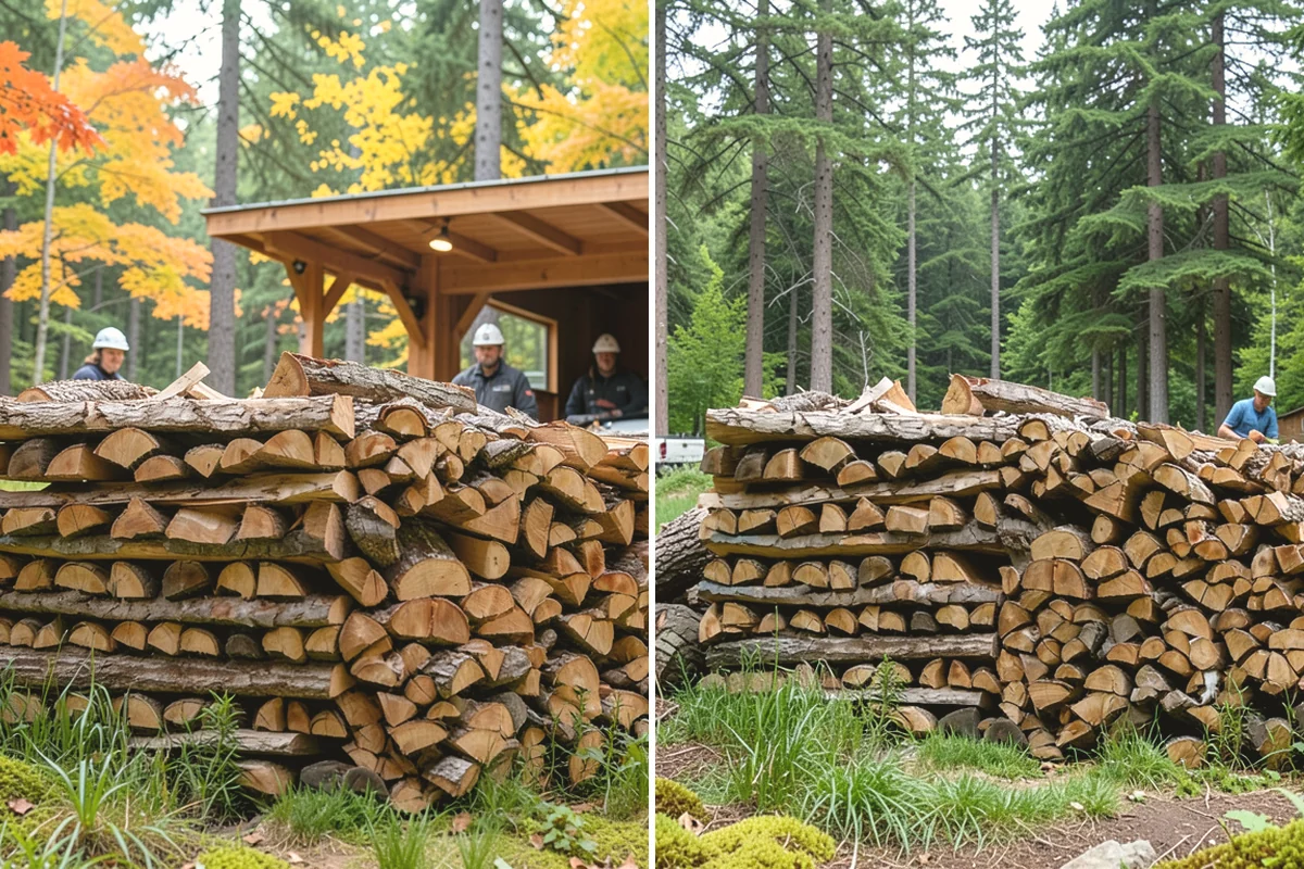 Palletized Firewood in Anacortes, Skagit County, WA - Order the number of pallets you need