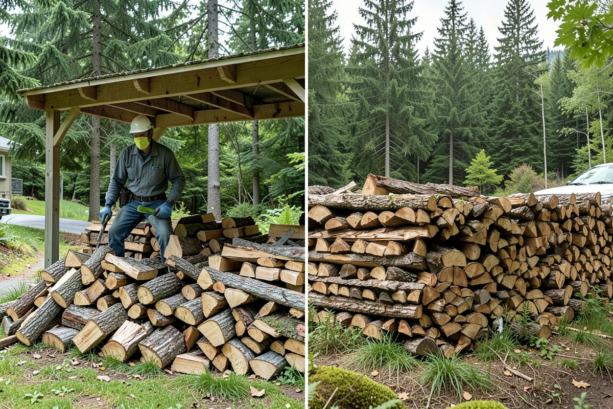 Palletized Firewood in Arlington, Snohomish County, WA - Order the number of pallets you need