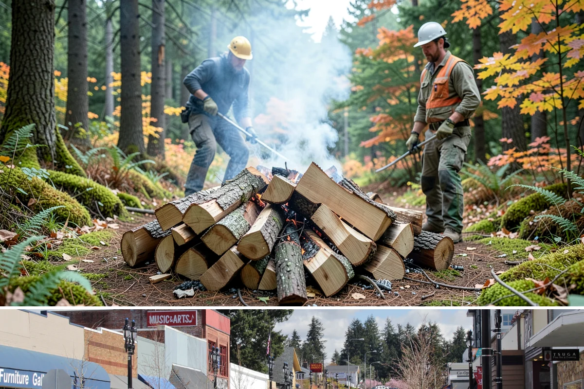 Palletized Firewood in Bothell, King County, WA - Palletized orders are popular ahead of fall and winter when clean bulk storage matters most.