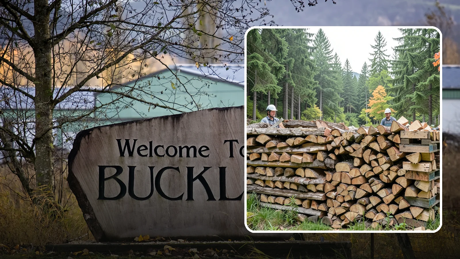 Palletized Firewood in Buckley, Pierce County, WA - Firewood stacked and secured on pallets for clean handling, easy storage, and forklift transfer.