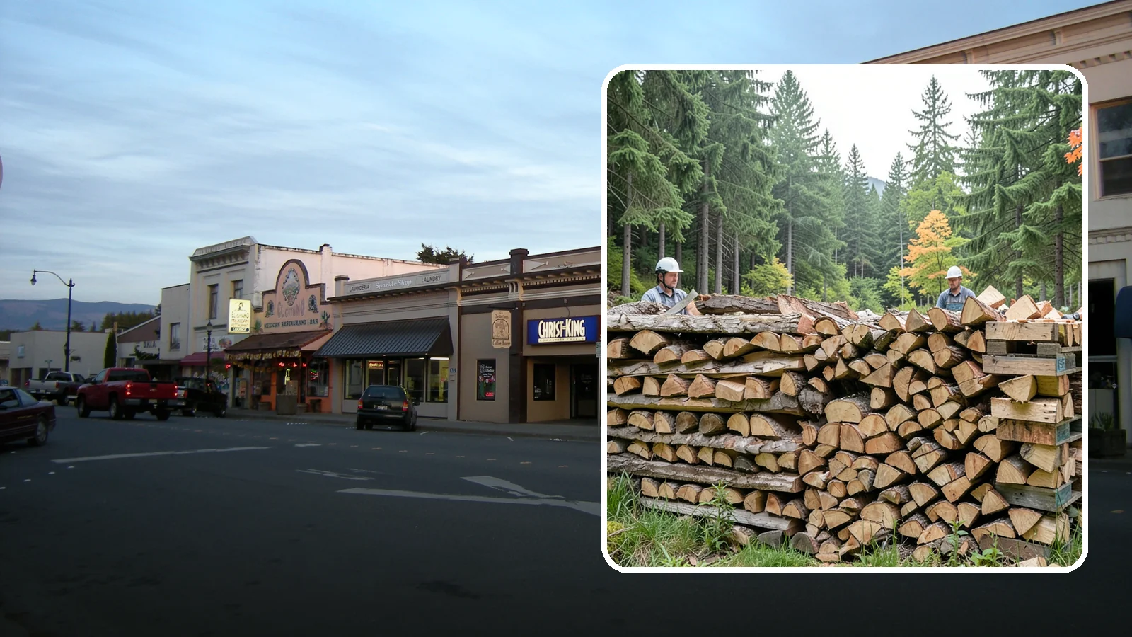 Palletized Firewood in Burlington, Skagit County, WA - Firewood stacked and secured on pallets for clean handling, easy storage, and forklift transfer.