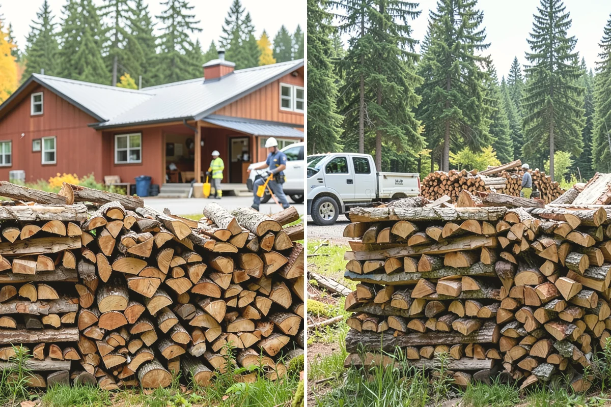 Palletized Firewood in Burlington, Skagit County, WA - Order the number of pallets you need