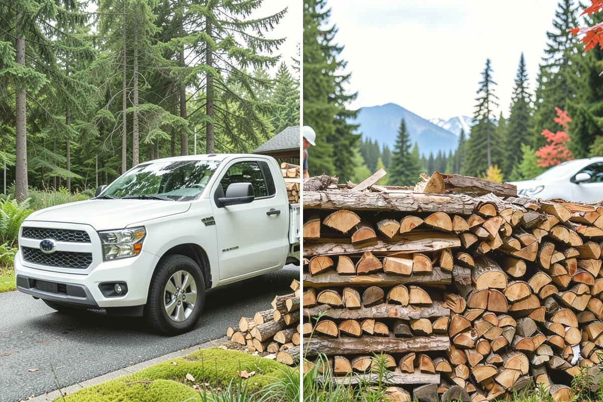 Palletized Firewood in Carbonado, Pierce County, WA - Order the number of pallets you need