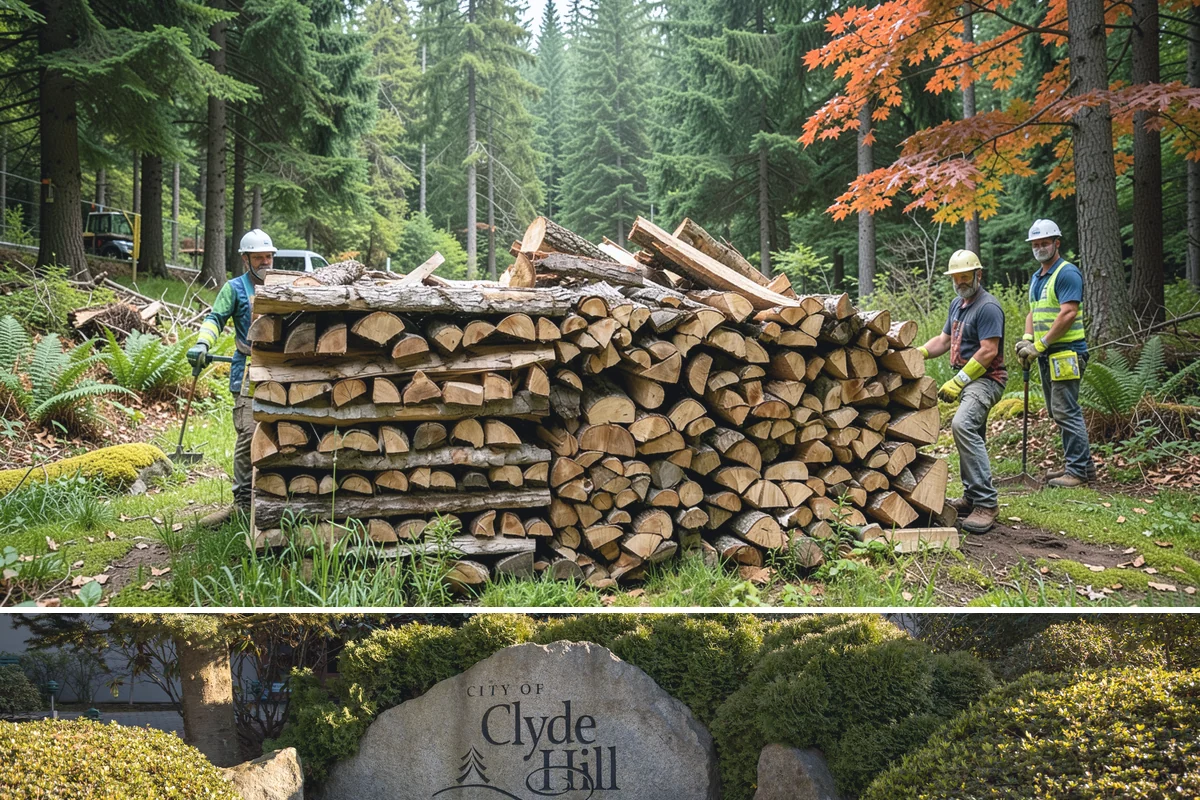 Palletized Firewood in Clyde Hill, King County, WA - Palletized orders are popular ahead of fall and winter when clean bulk storage matters most.