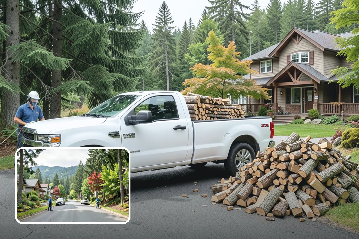 Palletized Firewood in Darrington, WA - Clean, organized wood kept off wet ground