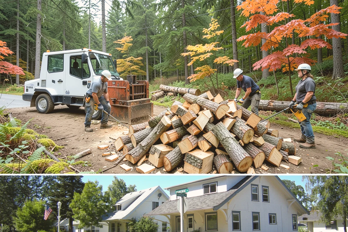 Palletized Firewood in DuPont, Pierce County, WA - Palletized orders are popular ahead of fall and winter when clean bulk storage matters most.