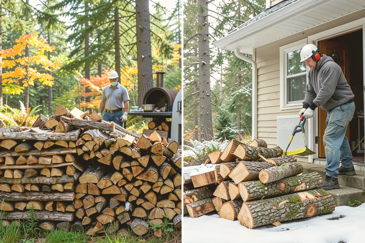 Palletized Firewood in Edmonds, Snohomish County, WA - Order the number of pallets you need