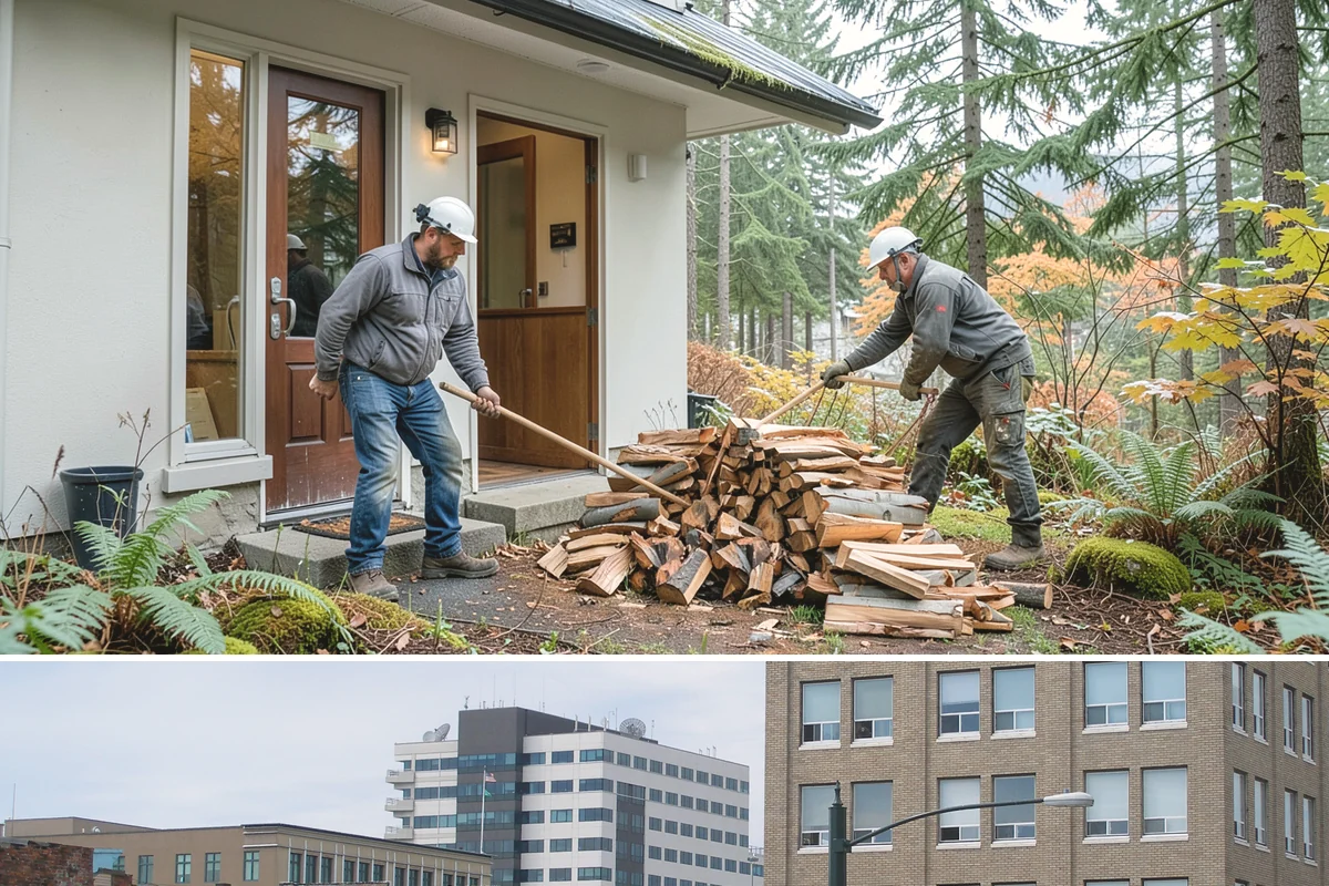 Palletized Firewood in Everett, Snohomish County, WA - Palletized orders are popular ahead of fall and winter when clean bulk storage matters most.