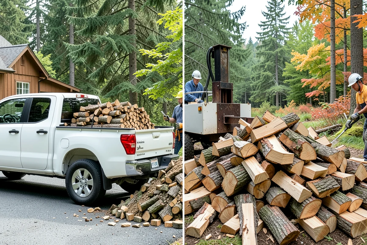 Palletized Firewood in Federal Way, King County, WA - Order the number of pallets you need