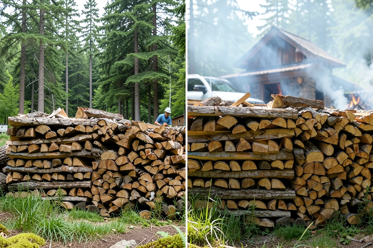 Palletized Firewood in Gig Harbor, Pierce County, WA - Order the number of pallets you need