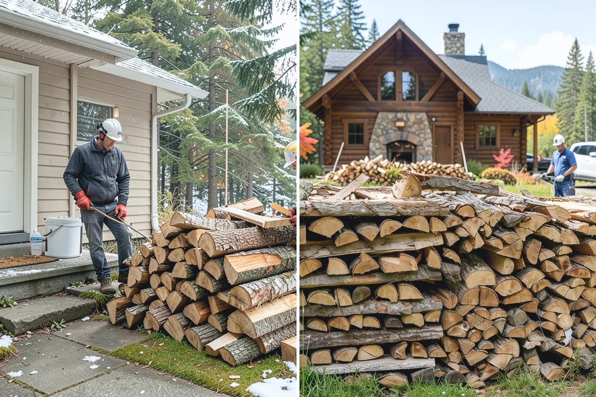 Palletized Firewood in Hamilton, Skagit County, WA - Order the number of pallets you need