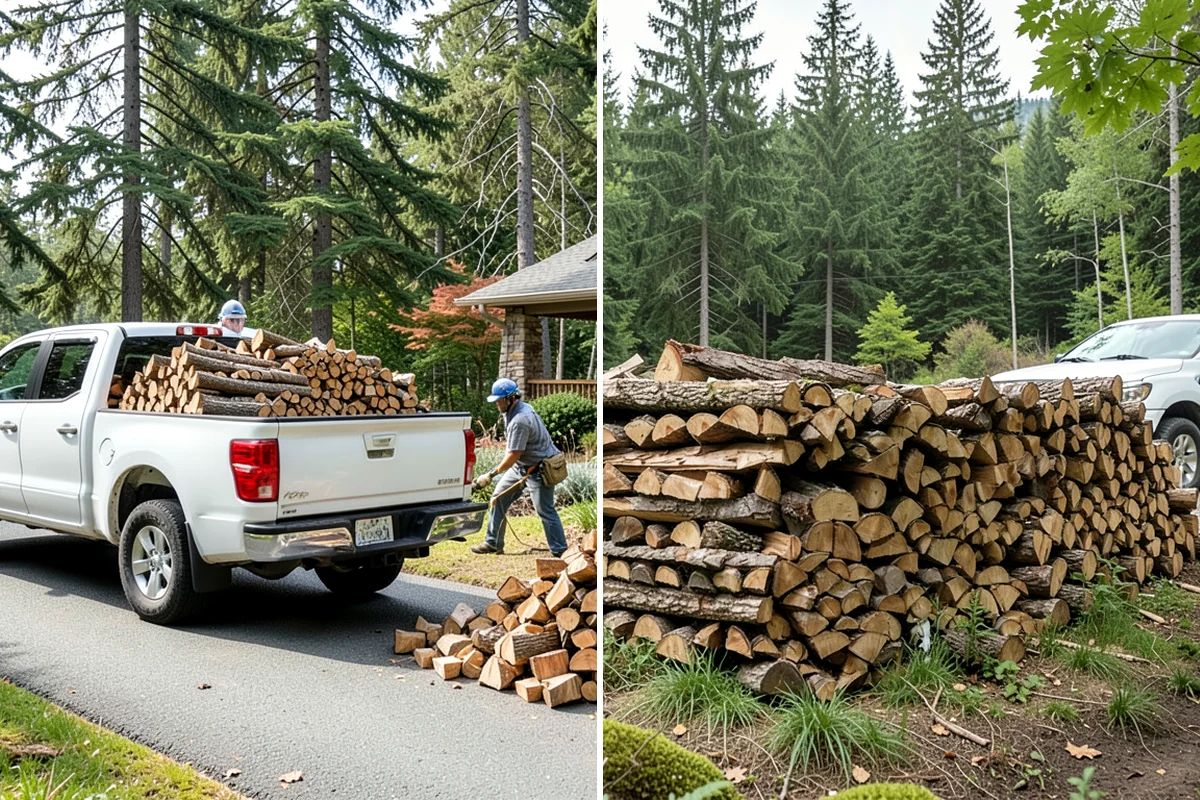 Palletized Firewood in Hunts Point, King County, WA - Order the number of pallets you need