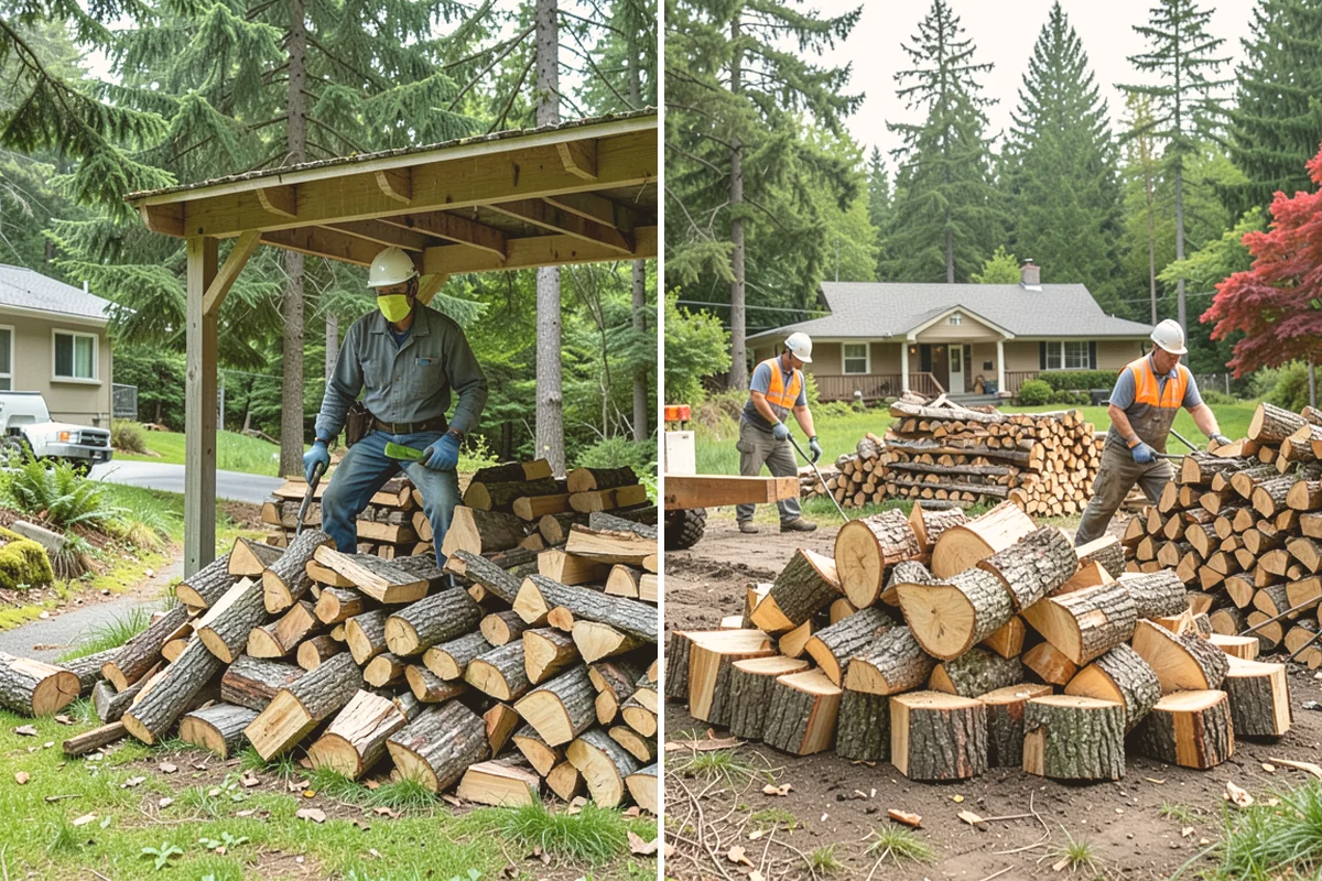 Palletized Firewood in Index, Snohomish County, WA - Order the number of pallets you need