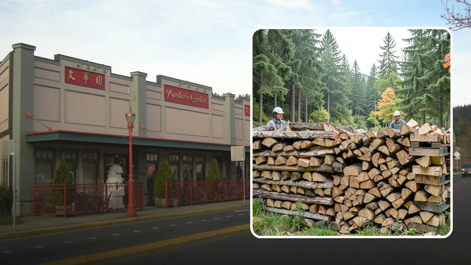 Palletized Firewood in Issaquah, King County, WA - Firewood stacked and secured on pallets for clean handling, easy storage, and forklift transfer.