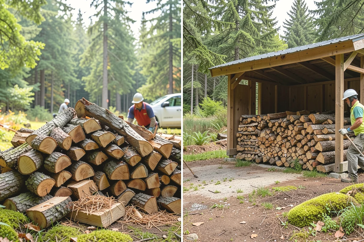 Palletized Firewood in La Conner, Skagit County, WA - Order the number of pallets you need