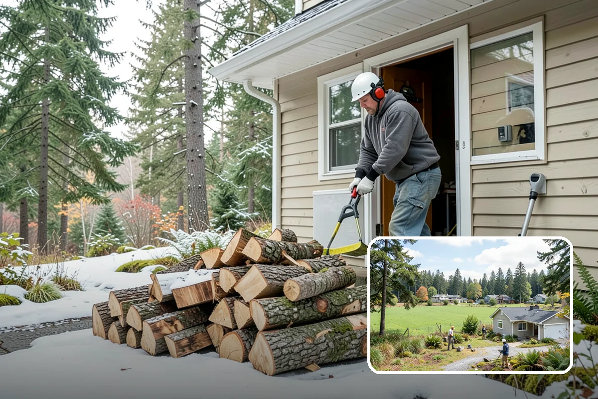 Palletized Firewood in Lyman, WA - Clean, organized wood kept off wet ground