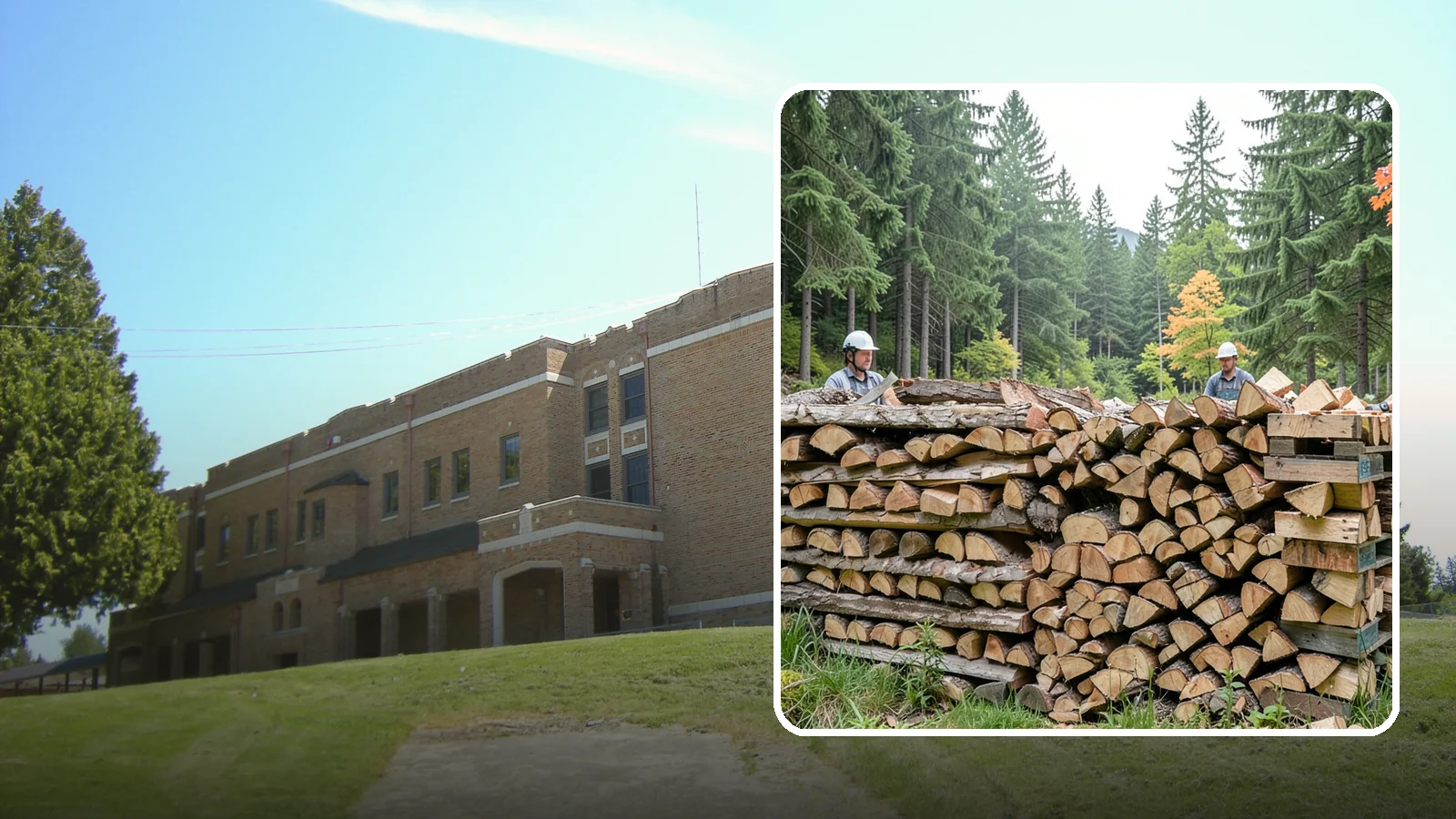 Palletized Firewood in Maple Valley, King County, WA - Firewood stacked and secured on pallets for clean handling, easy storage, and forklift transfer.