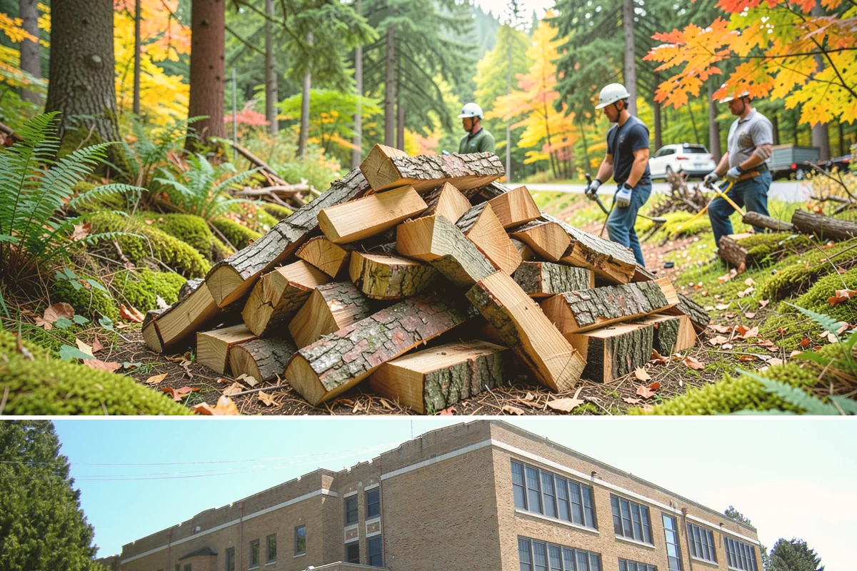 Palletized Firewood in Maple Valley, King County, WA - Palletized orders are popular ahead of fall and winter when clean bulk storage matters most.