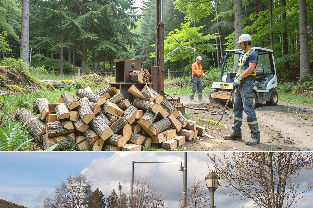 Palletized Firewood in Marysville, Snohomish County, WA - Palletized orders are popular ahead of fall and winter when clean bulk storage matters most.