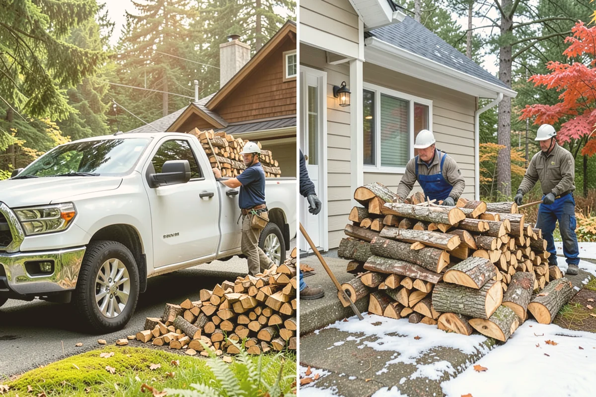 Palletized Firewood in Milton, King County, WA - Order the number of pallets you need