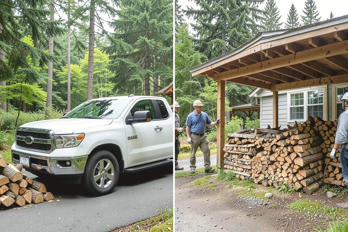 Palletized Firewood in Monroe, Snohomish County, WA - Order the number of pallets you need
