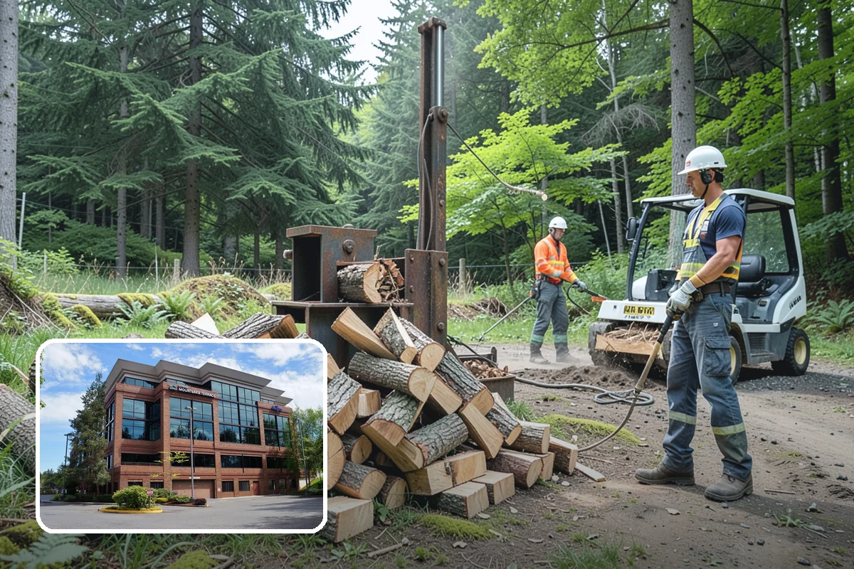 Palletized Firewood in Mountlake Terrace, Snohomish County, WA - Clean, organized wood kept off wet ground