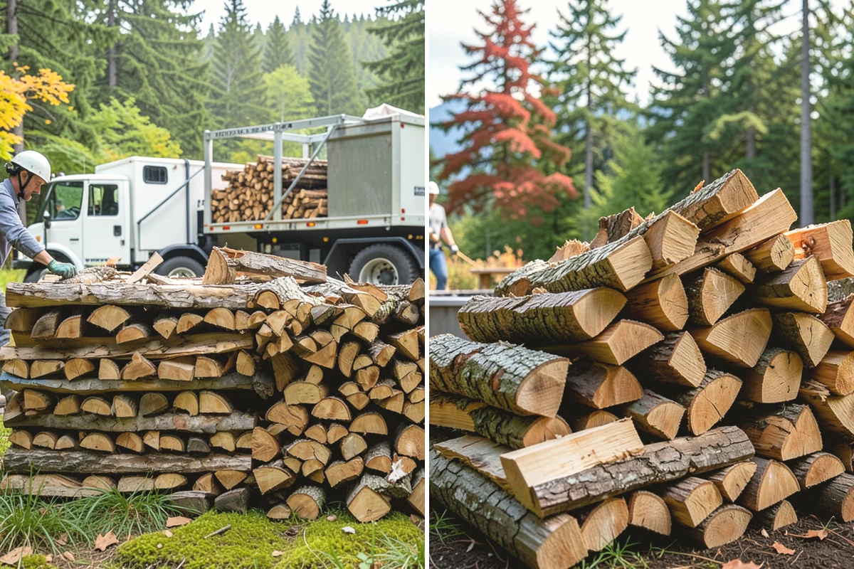 Palletized Firewood in Mukilteo, Snohomish County, WA - Order the number of pallets you need