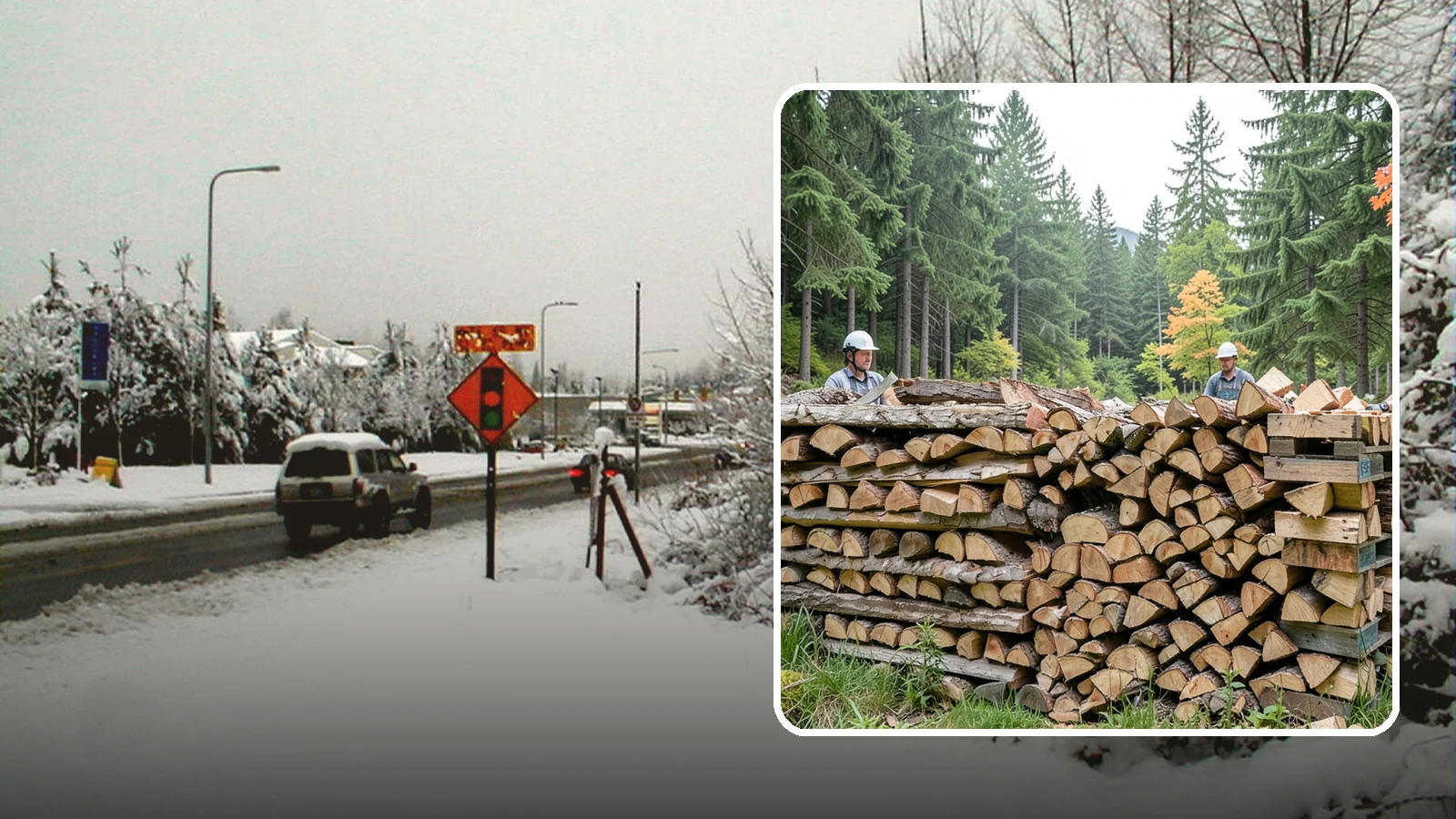 Palletized Firewood in Newcastle, King County, WA - Firewood stacked and secured on pallets for clean handling, easy storage, and forklift transfer.