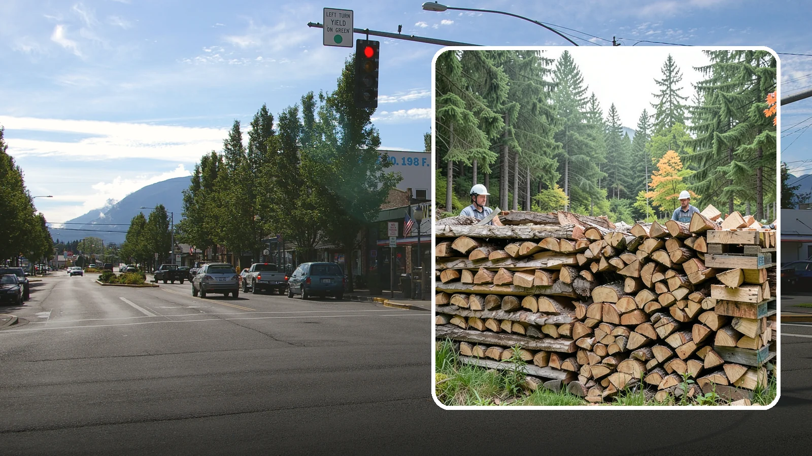 Palletized Firewood in North Bend, King County, WA - Firewood stacked and secured on pallets for clean handling, easy storage, and forklift transfer.