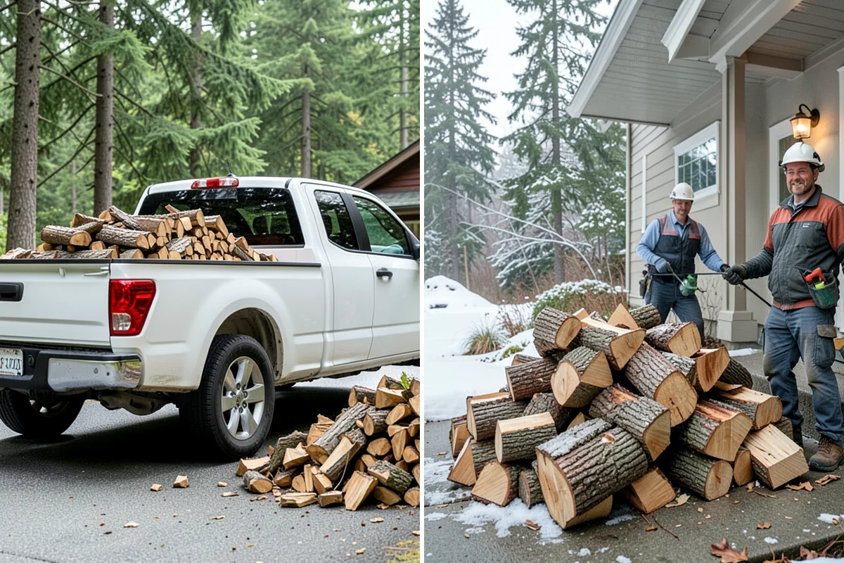 Palletized Firewood in Puyallup, Pierce County, WA - Order the number of pallets you need