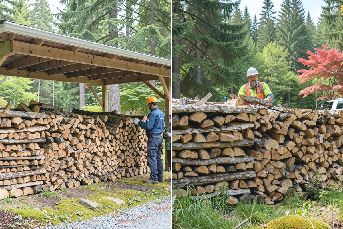 Palletized Firewood in Renton, King County, WA - Order the number of pallets you need