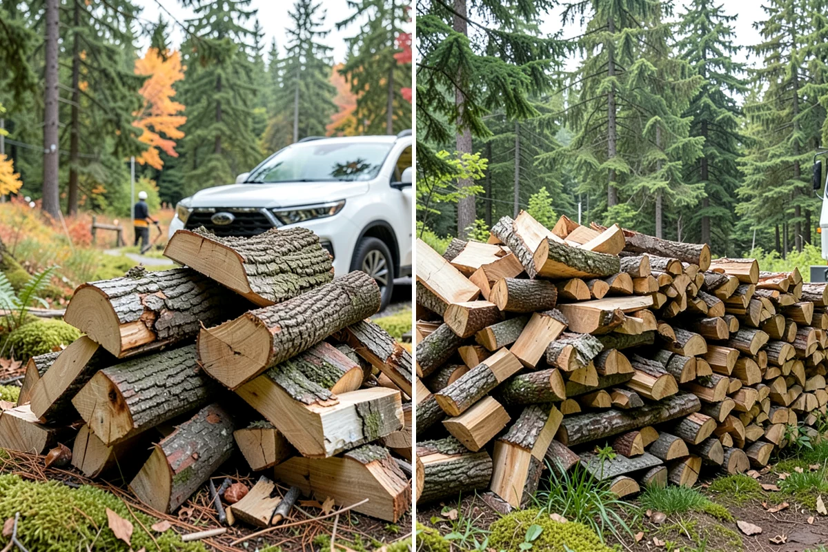 Palletized Firewood in SeaTac, WA - Order the number of pallets you need