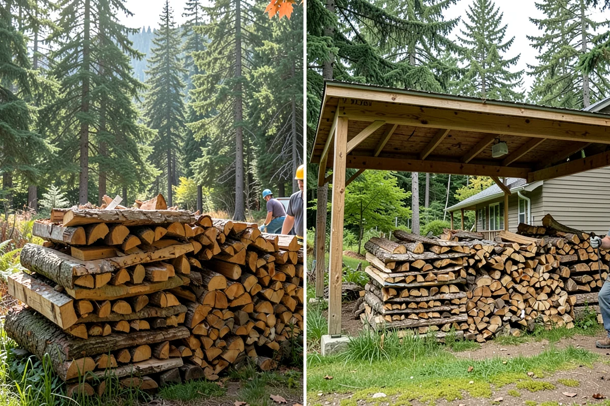 Palletized Firewood in Seattle, King County, WA - Order the number of pallets you need