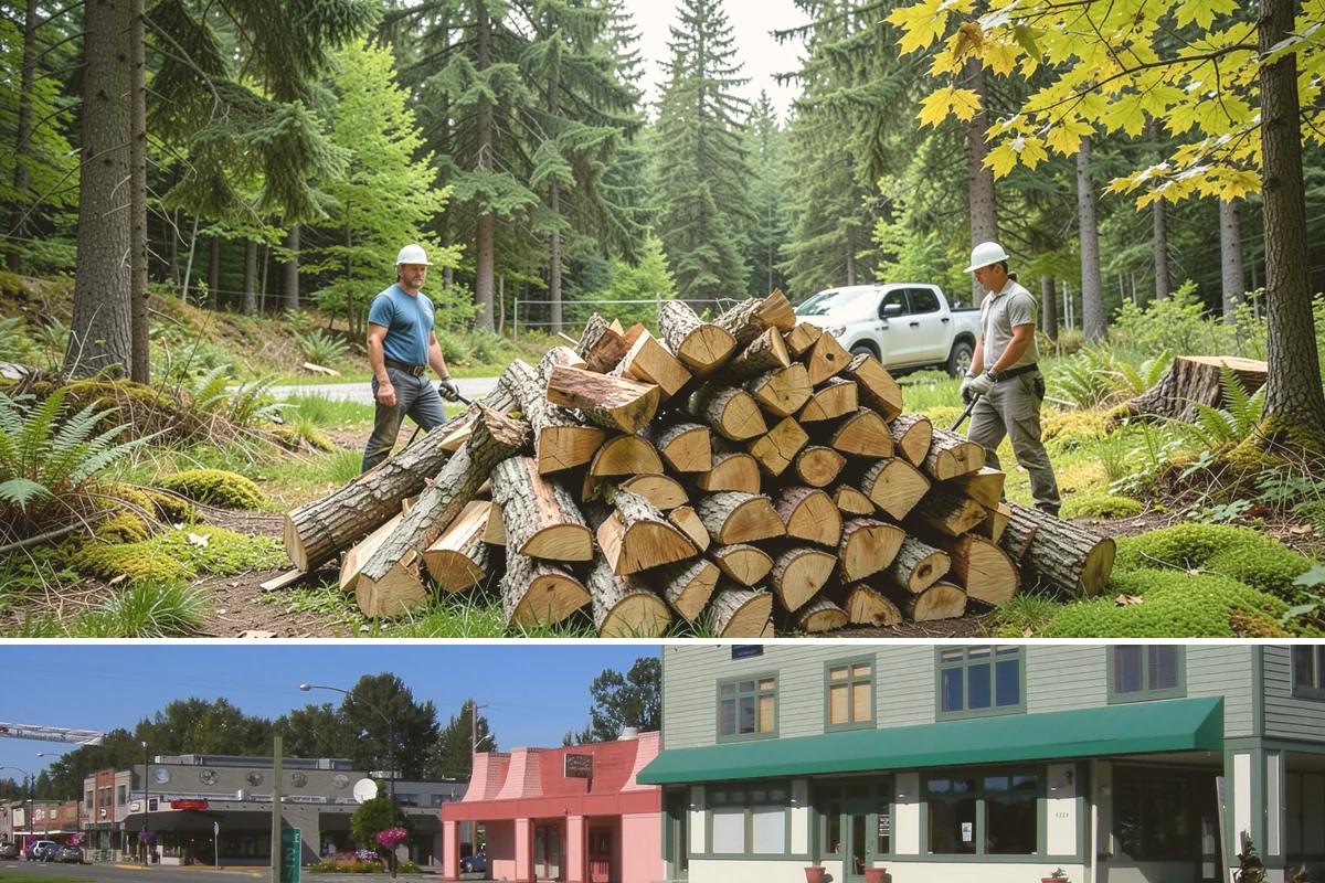 Palletized Firewood in Snoqualmie, King County, WA - Palletized orders are popular ahead of fall and winter when clean bulk storage matters most.