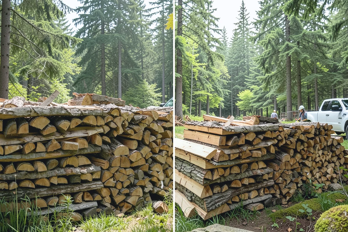 Palletized Firewood in Sumner, Pierce County, WA - Order the number of pallets you need