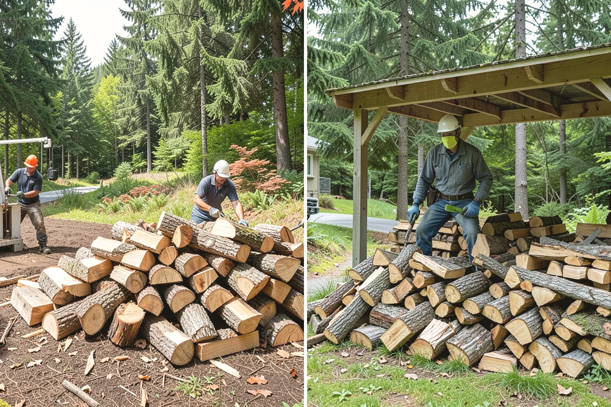 Palletized Firewood in University Place, Pierce County, WA - Order the number of pallets you need