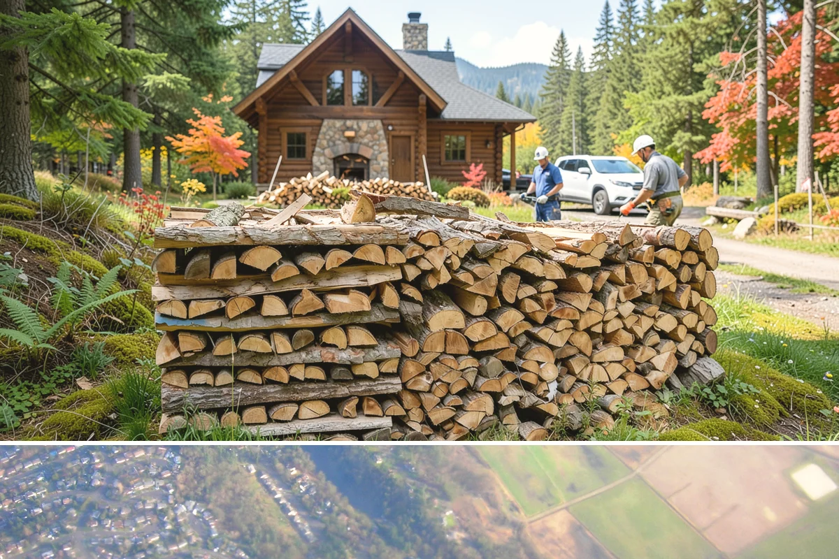 Pizza Oven Firewood in Algona, King County, WA - Order in the warmer months so pieces are fully seasoned for clean-burning summer cookouts.