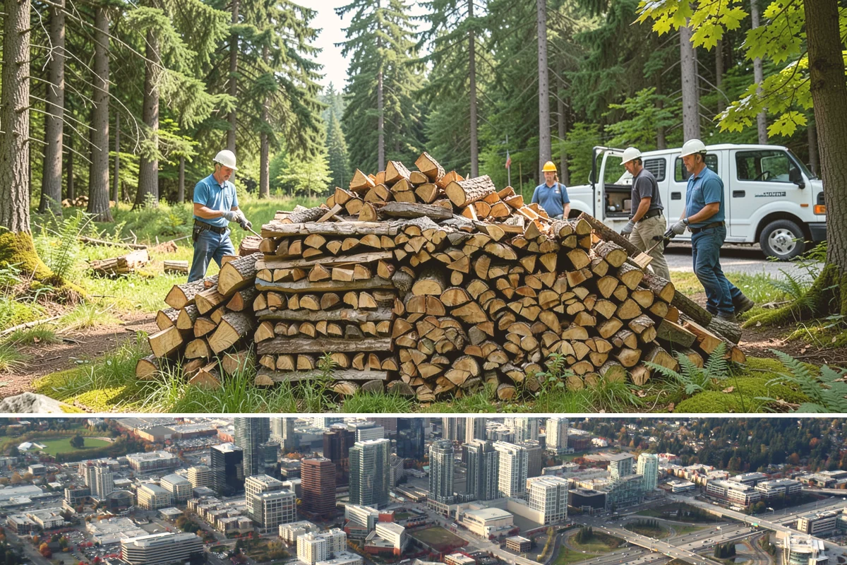 Pizza Oven Firewood in Bellevue, King County, WA - Order in the warmer months so pieces are fully seasoned for clean-burning summer cookouts.