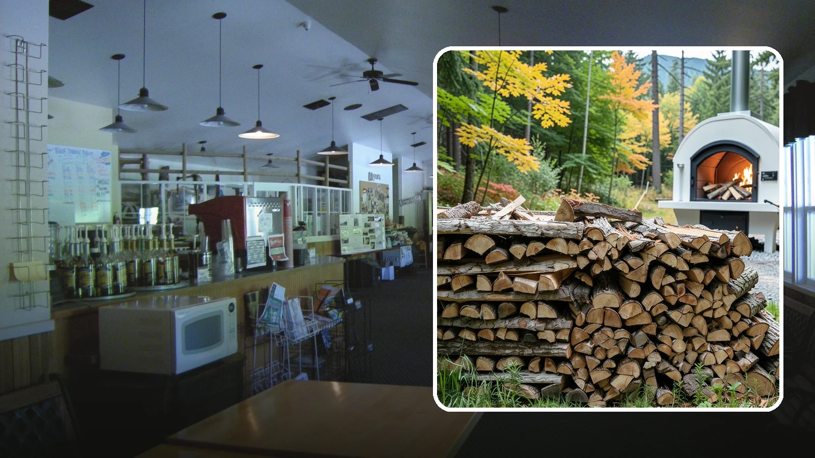 Pizza Oven Firewood in Black Diamond, King County, WA - Firewood cut short and split thin to fit compact pizza oven chambers and reach cooking heat fast.