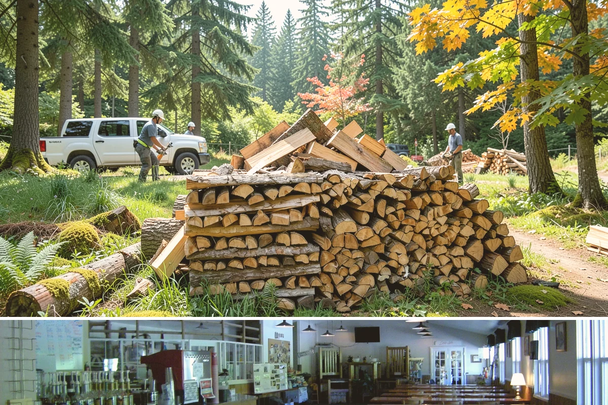 Pizza Oven Firewood in Black Diamond, King County, WA - Order in the warmer months so pieces are fully seasoned for clean-burning summer cookouts.