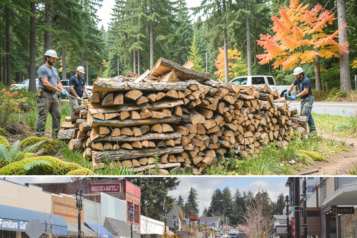 Pizza Oven Firewood in Bothell, King County, WA - Order in the warmer months so pieces are fully seasoned for clean-burning summer cookouts.
