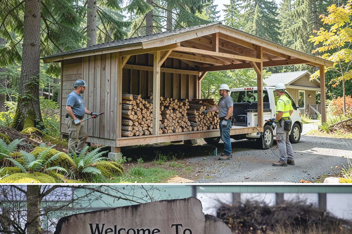 Pizza Oven Firewood in Buckley, Pierce County, WA - Order in the warmer months so pieces are fully seasoned for clean-burning summer cookouts.