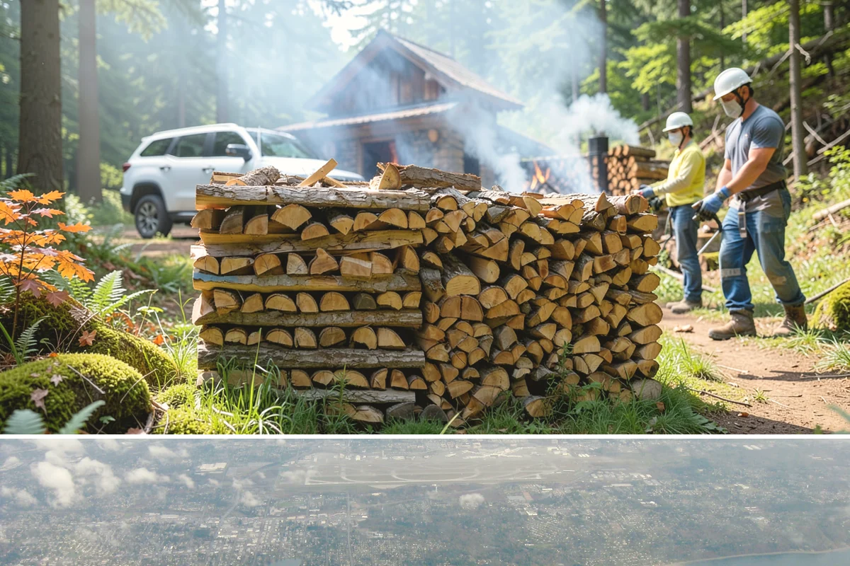 Pizza Oven Firewood in Burien, King County, WA - Order in the warmer months so pieces are fully seasoned for clean-burning summer cookouts.