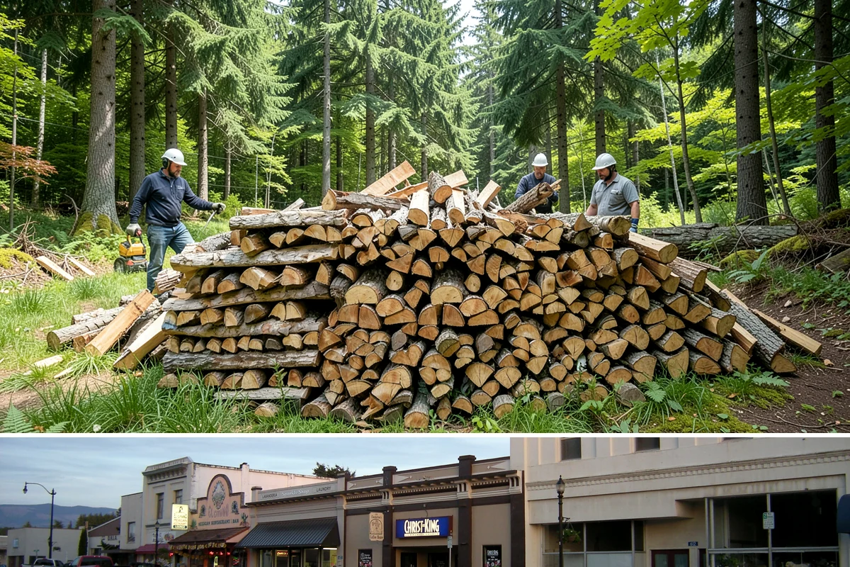 Pizza Oven Firewood in Burlington, Skagit County, WA - Order in the warmer months so pieces are fully seasoned for clean-burning summer cookouts.