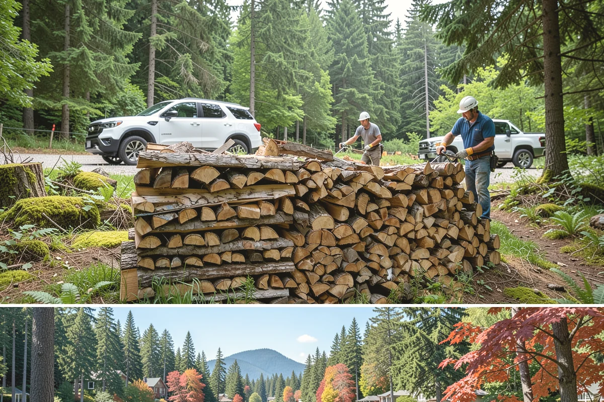 Pizza Oven Firewood in Covington, King County, WA - Order in the warmer months so pieces are fully seasoned for clean-burning summer cookouts.