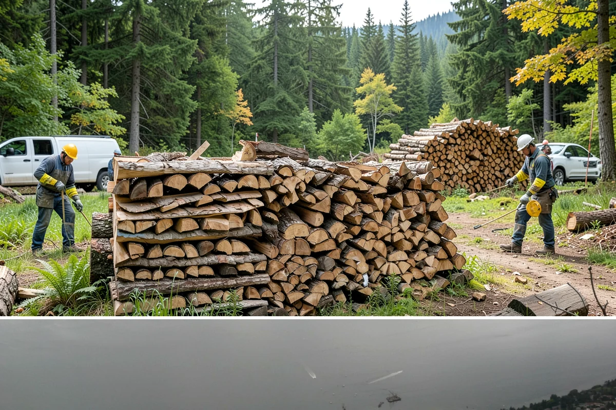 Pizza Oven Firewood in Des Moines, King County, WA - Order in the warmer months so pieces are fully seasoned for clean-burning summer cookouts.