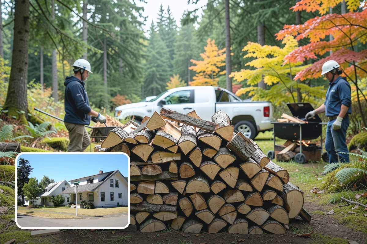 Pizza Oven Firewood in DuPont, Pierce County, WA - Short, thin pieces fit compact oven chambers