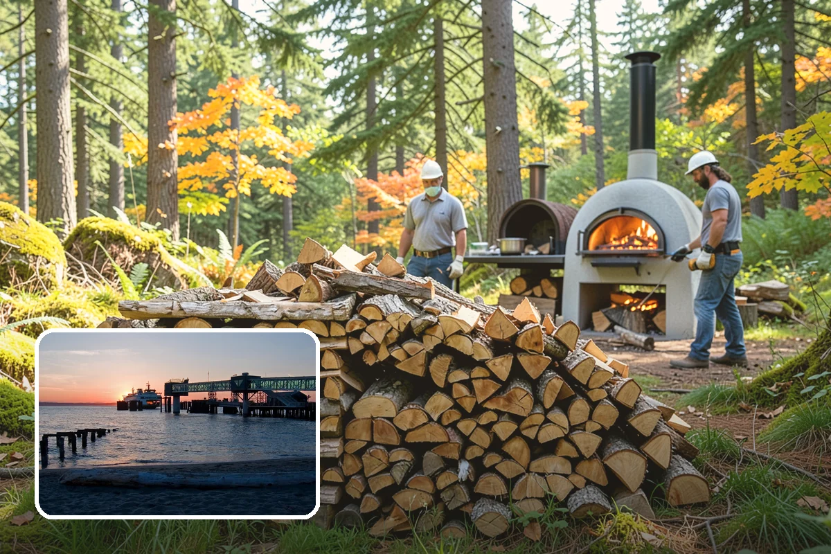 Pizza Oven Firewood in Edmonds, Snohomish County, WA - Short, thin pieces fit compact oven chambers
